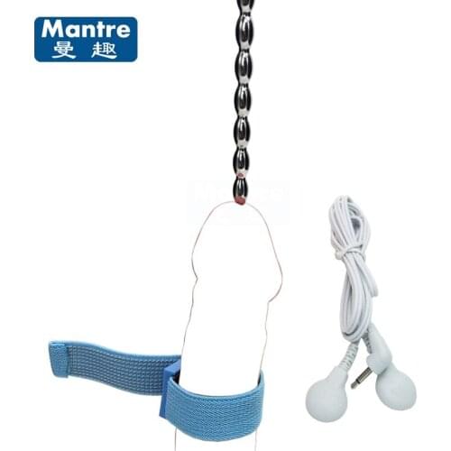 Electro Sex Toys for Men Penis Ring Electro Shock Stainless Steel Urethral Sound Catheters Male Chastity Cockring