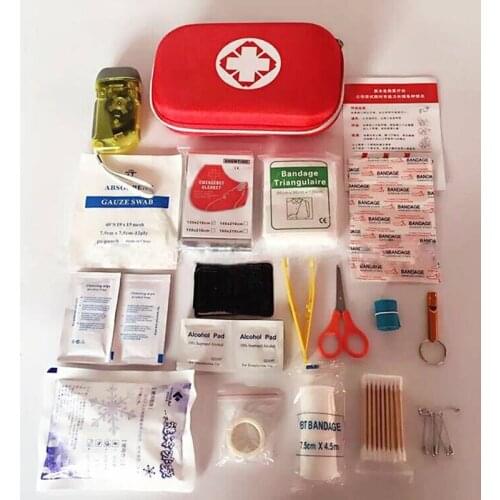 EVA portable first aid kit outdoor survival travel trip home emergency medical kit bag storage box
