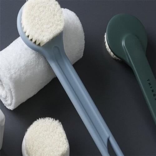 Exquisite Long Handle Back Brush Bath Massage Brush Railing Bathing Tool Soft Delicate Exfoliating Skin Cleaning Brush