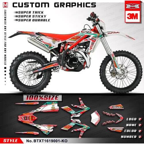 KUNGFU GRAPHICS Custom Sticker Vinyl Wraps Kit for Beta 250 300 X-trainer Xtrainer X trainer 2016 2017 2018 2019 2020