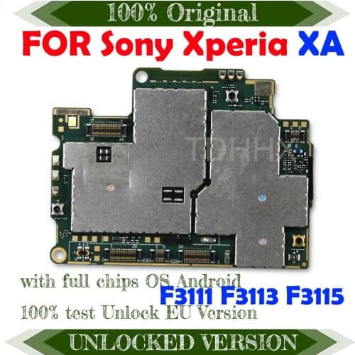 16gb for Sony F3115 Logic Board with Android System 100% Original unlocked for Sony Xperia XA F3111 F3113 F3115 Motherboard
