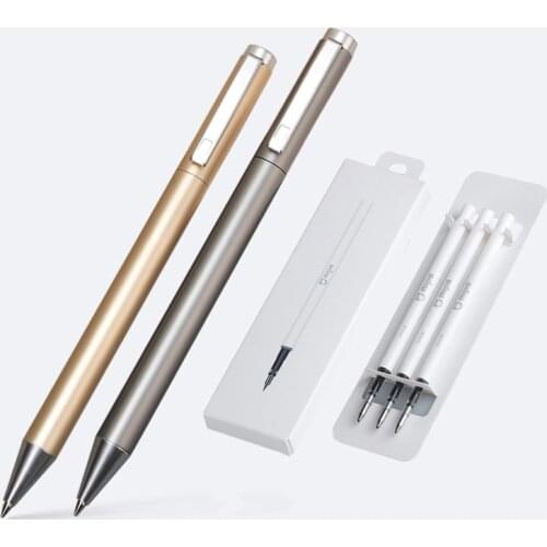 Kinbor Gel Pens with Refills for Xiaomi Sign Pen Flowing Gold Smooth Rotating Low-key Elegant and Firm Office Business Learning