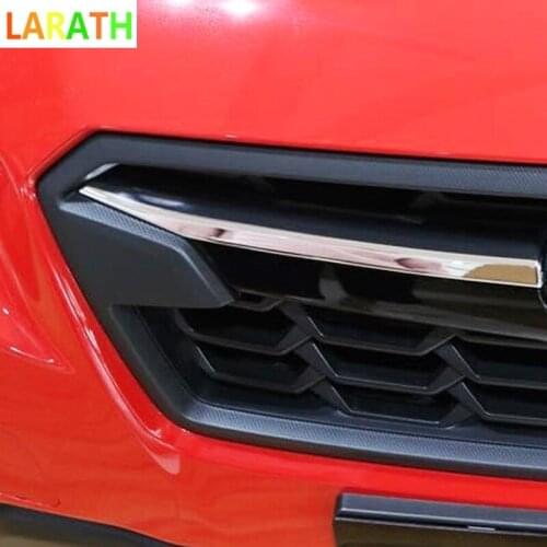 The New For Subaru XV 5-door Hatchback 2017 2018 ABS Chrome Exterior Accessories Upper Front + Rear Grille Cover Trim 4PCS