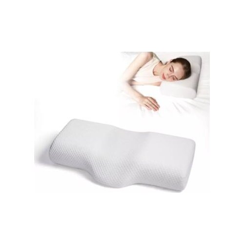 Orthopedic Latex Magnetic 50*30CM White Color Neck Pillow Slow Rebound Memory Foam Pillow Cervical Health Care Pain Release