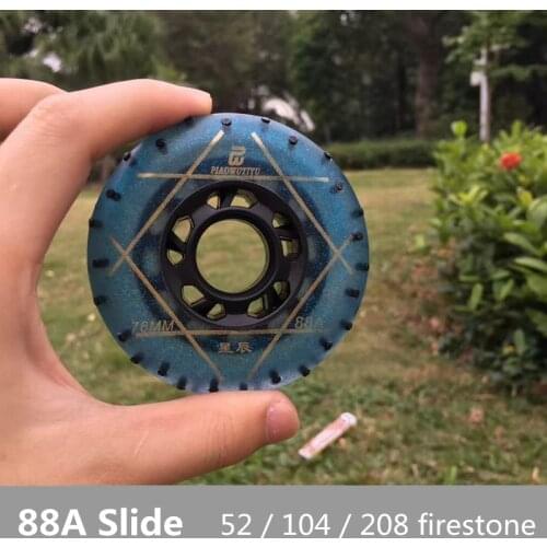 88A Slide Skating Wheel with 52 104 208 firestone Spark Inline Skates Wheel 80mm 76mm 72mm Roller Skate Rodas for SEBA HL HV