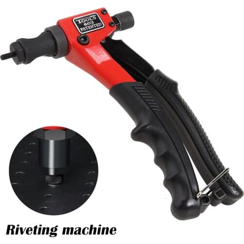 Manual Riveter Gun Hand Riveting Kit Nuts Nail Gun Pull Willow Gun Threaded Rivet Rivet Nut Setting Tool Nut Setter M3/M4/M5/M6
