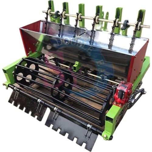 2019 New Design agricultural four-wheel tractor traction 6rows garlic planter/garlic seed drill sow seeding planting machine