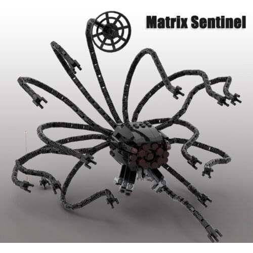 MOC Building Block Matrix Sentine Model Movie Science Fiction Monster Octopus Childrens Toy Gifts