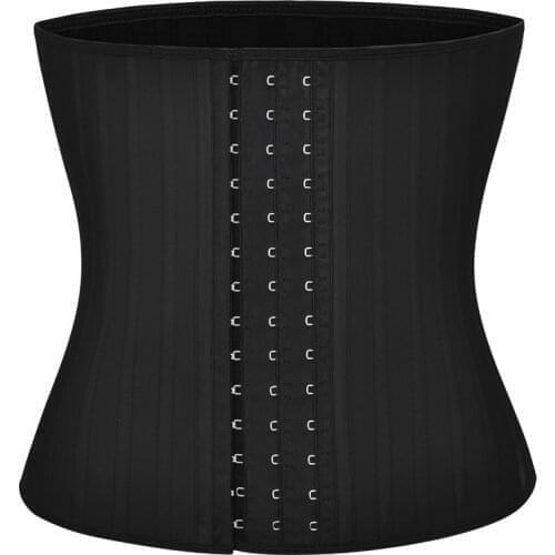 29 Steel Boned Latex Waist Trainer Body Shaper Corset Belly Slim Belt Women Modeling Strap Sexy Body Shaper Wraps Weight Loss