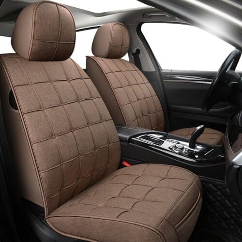 FeKoFeKo Universal Flax Car Seat covers Set forchery tiggo t11 2/3/5 jac s3 s2 zotye t600 matiz daewoo logan kadjar auto styling