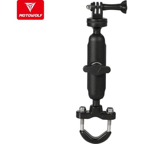 MotoWolf Universal Motorcycle Driving Recorder DV Bracket Live Camera Stand Sports Bracket For Yamaha Honda Benelli Suzuki KTM