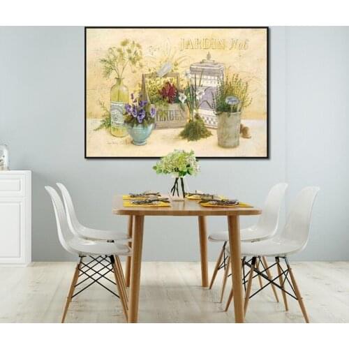 Vintage Flower Canvas Painting Retro Nordic Posters And Prints Modern Home Decoration Wall Art Pictures For Living Room Unframed