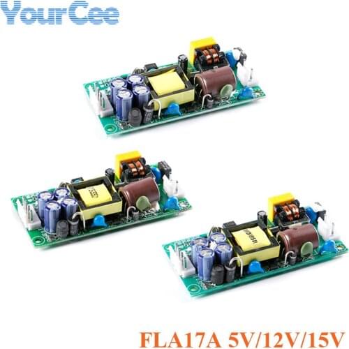 FLA17A AC DC 17W Dual Channel Isolated Switching Power Supply Board Module 5V 12V 15V Positive Negative Switching Power Board