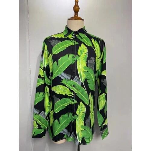 W1170 Fashion Mens Shirts 2021 Runway Luxury famous Brand European Design party style Mens Clothing