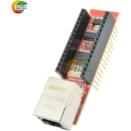 Ziqqucu For Arduino Nano V3.0 Board ENC28J60 Ethernet HR911105A Shield RJ45 Webserver Module For Arduino Nano V3.0