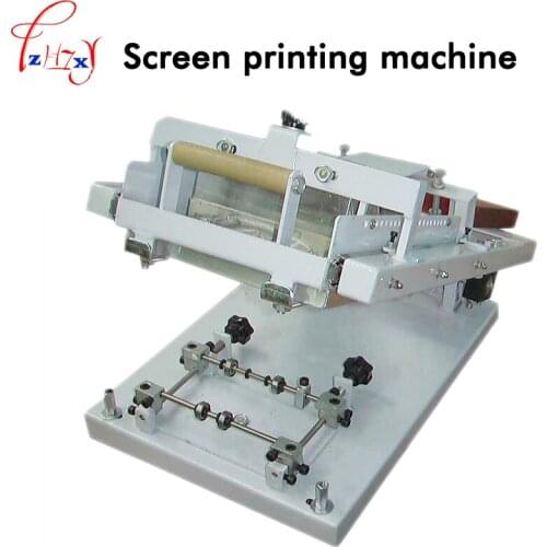 1PC TX-X1 Manual Round Face Screen Printing Machine Cylinder Screen Printing Machine For Cups, Candles, Pen Ect