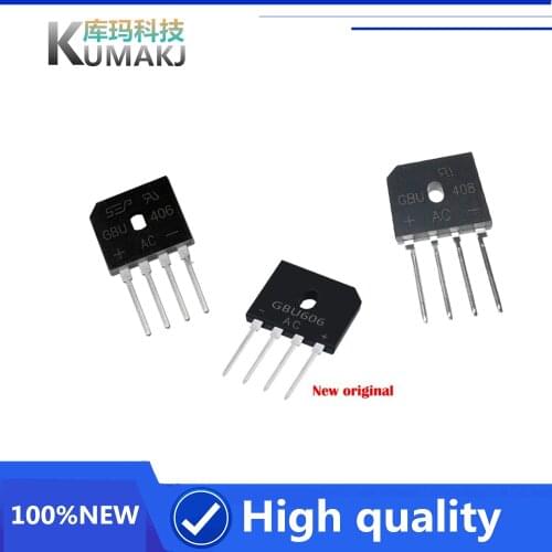 10PCS/LOT 100%Original New GBU2510 GBU25M GBU1510 GBU3510 GBU1010 GBU1508 GBU1008 GBU1006 GBU806 GBU808 GBU406 GBU410 GBU408