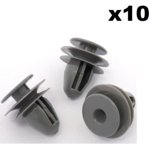 10x For Honda Door Card Clips- Interior Trim Panel Retainer- Civic Del Sol Integra