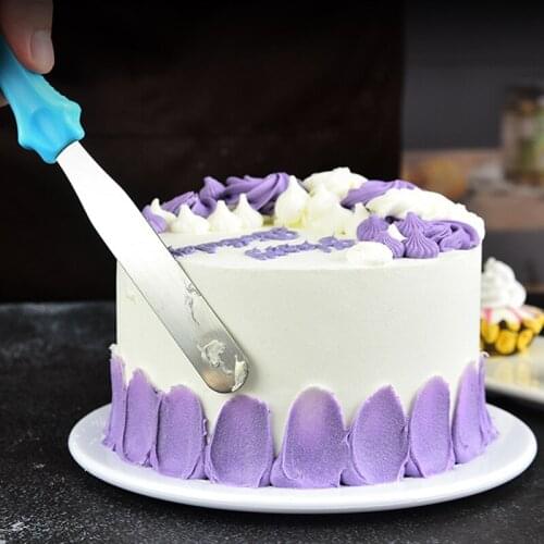 3PCS/Set Small Cream Spatula Stainless Steel Cake Cream Smoother Knife Cutter Baking Decor Tools