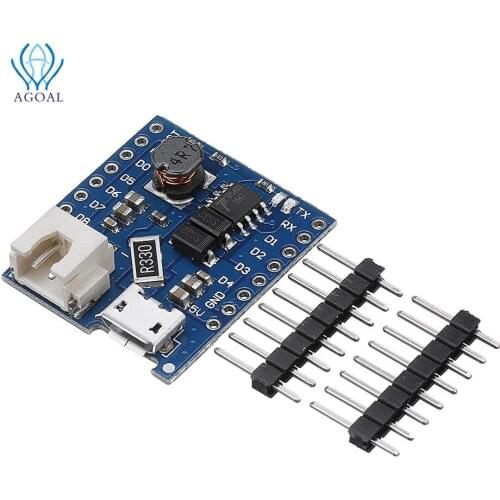 D1 Mini Single Lithium Battery Charging And Battery Boost Shield Board