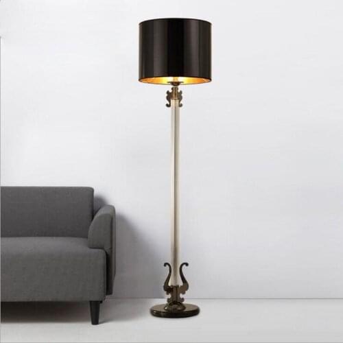 Classical floor lamp post-modern model bedroom European classical luxury living room minimalist designer floor lamp LED lamps
