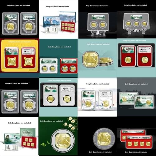 WuYi Montain Commermorative Coin Identification Box Various Styles and Size Commermorative Coin Bo Collection Box