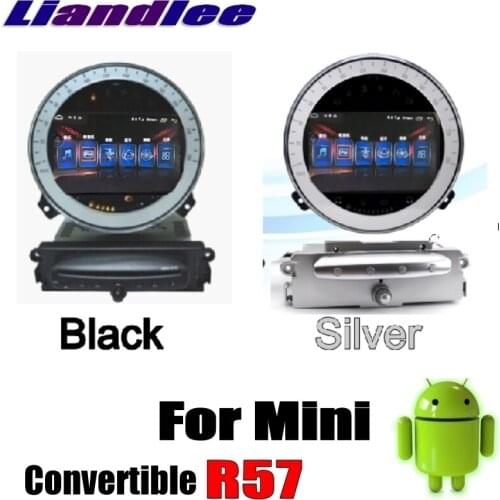 Liandlee Car Multimedia Player NAVI For Mini Convertible R57 2009~2017 Android No DVD player Car Radio Stereo GPS 4G Navigation