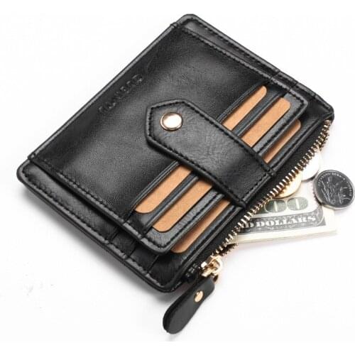 Multi-card-bit Pack Bag Men Wallet Business Card Holder Bank Cardholder Leather Cow Pickup Package Bus Card Holder Slim Leather