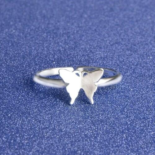 Fashion Elegence Butterfly Fantastic Rings Accessories 925 Sterling Silver For Women Wedding Fast Shipping