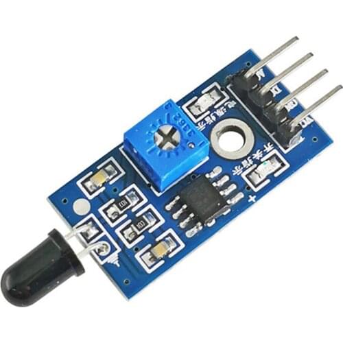 LM393 IR Flame Detection Sensor Module Fire Detector Infrared Receiver Module 4 Pin 3 pin for arduino Diy Kit