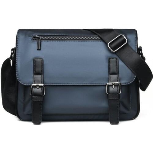 MENS Bag Supply New Style Lightweight Large Capacity Waterproof Mens Shoulder Bag Package Cover Type Shoulder Bag