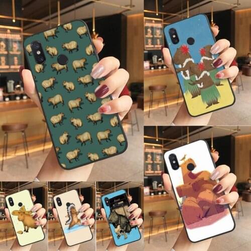 Babaite Cute Capybara animal Custom Soft Phone Case Phone Case For Redmi note 8 8Pro 8T 6pro Redmi 8 7A 6A Xiaomi mi 8 9