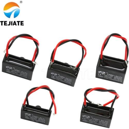 CBB61 starting capacitance AC Fan Capacitor 450V CBB Motor Run Capacitor 1UF 1.2UF 1.5UF 2UF 2.5UF 3UF 3.5UF 4UF