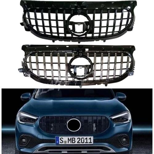 Car Front Racing Billet Bumper Grille Upper Facelift Grill For Mercedes-Benz H247 GLA Class 2021 General Version