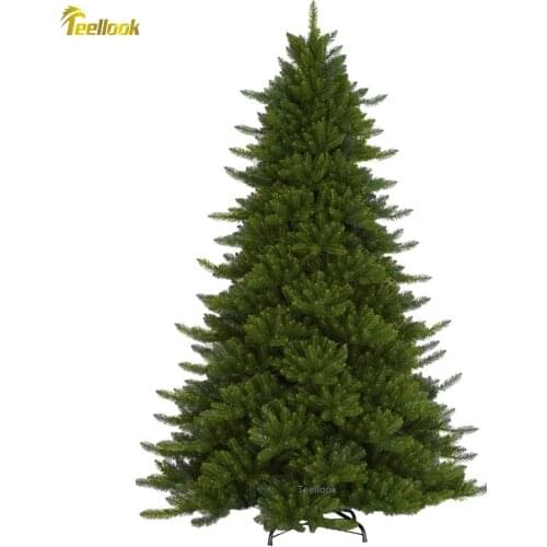 Teellook 1.2m/4.0m Green Illuminated Christmas Tree New Year Gift Christmas Hotel Shopping Mall Home Decoration