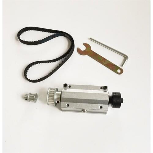 Aluminum alloy grinding tool mini table saw no power spindle assembly high precision DIY wood bearing housing cutting machine