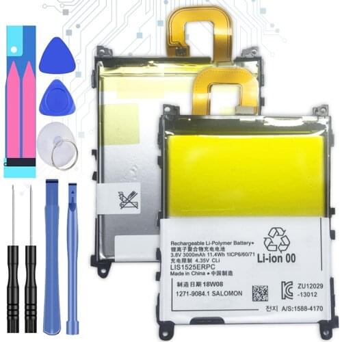 3000mAh LIS1525ERPC Replacement Battery for Sony Xperia Z1 L39h Honami SO-01F C6902 C6903 C6943 +Tracking Number