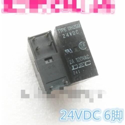 TYPE DH2SU 24VDC 24V Relay TYPEDH2SU 6-pin 2A 120VAC