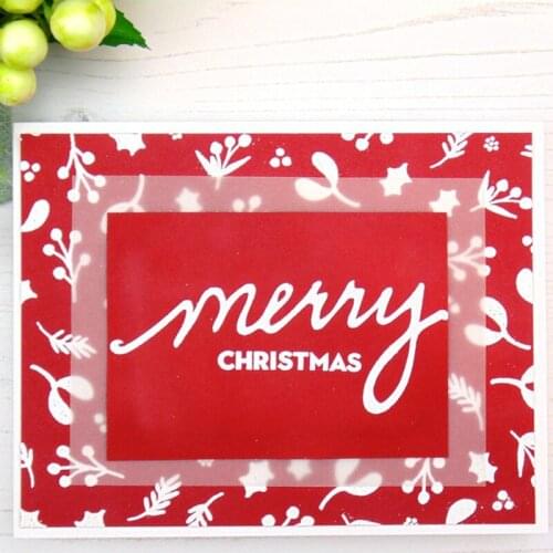 Merry Happy New Year Transparent Clear Silicone Stamp/Seal For DIY Scrapbooking/Photo Album Decorative Card Making Clear Stamps