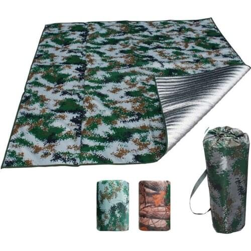 200x200CM Waterproof Folding Picnic Mat Outdoor Camping Beach Moisture-Proof Blanket Portable Camping Hiking Beach Pad X255G