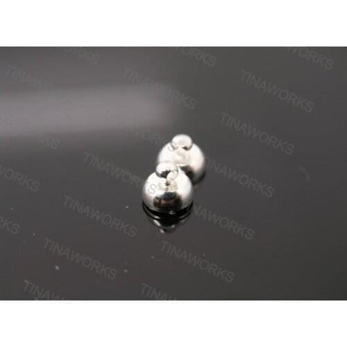 10 Sets Strong Silver Tone Brass Jewelry Magnetic Lobster Clasp End Cap Dia. 6mm Best for Necklace