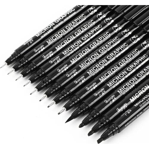 12 Pcs Fineliner Pens Waterproof Archival Ink Fine Point Micro Pen or Beginners Writing Journaling Signature Multiliner