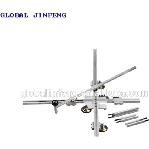 2m manually glass circle and oval cutter, glass cutting machine