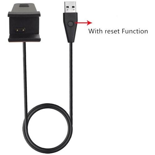 200pcs Charge For Replacement USB Charging Cable for Smart Watch Fitbit Alta 100cm with reset function Charging Cord Lines