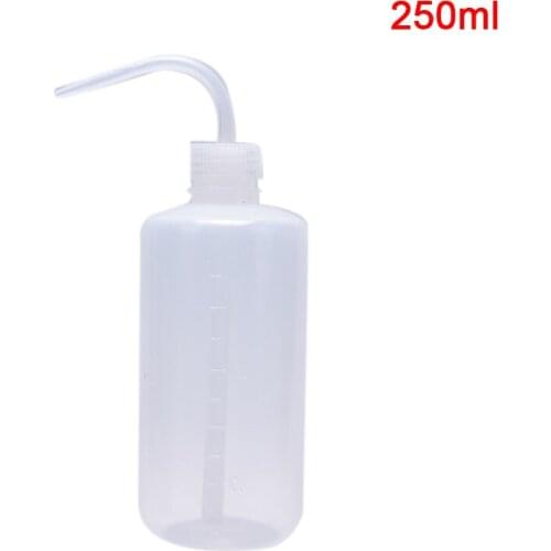 250ML LDPE Plastic Laborotary Tattoo Wash Squeezy Measuring Bottle For Laboratory Tools