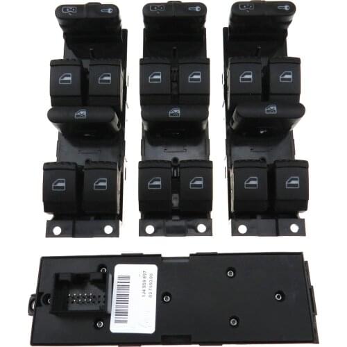 4 Pcs OEM Window Control Switch Button For 99-04 Golf 4 Jetta MK4 BORA BEETLE Passat B5 B5.5 1J4 959 857 D 1J4959857D