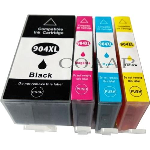 4x Ink Compatible Inkjet Cartridge for HP904 XL Replacement Ink Cartridge for HP6960 HP6970 All-in-one Printer