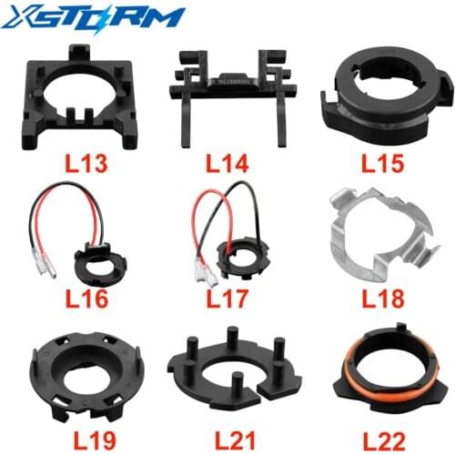 2Pcs H7 LED Headlight Adapter H1 H7 Bulb Holder Car Socket Base