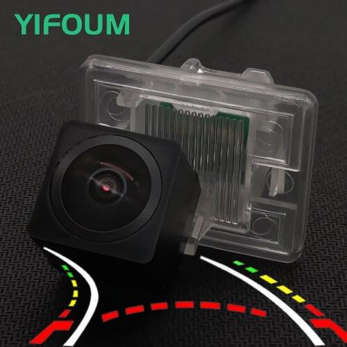 Fisheye Dynamic Trajectory Wireless Car Rear View Camera For Mercedes-Benz A M GL-Class W176 W166 X166 SLK R172 GLA W156 X156
