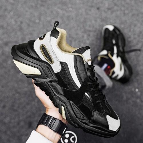 Summer Massive Chunky Sneakers Mens Running Shoes Sports Man Shoes Sport Black Trainers 2021 Brand Walking Male Deporte GME-1202